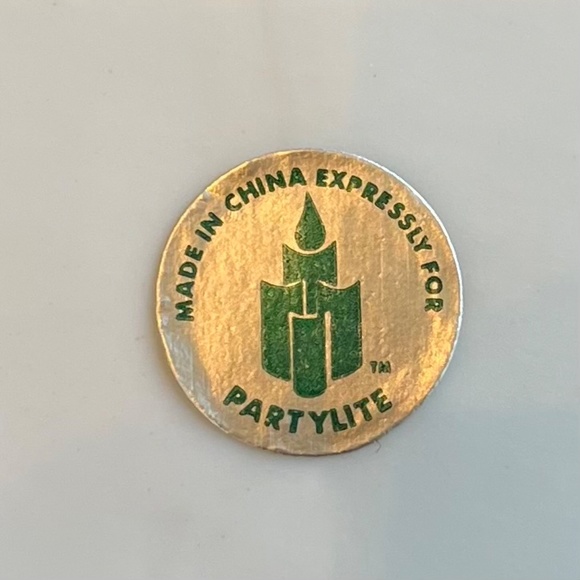 Partylite Pond Lily Pad Frog Lotus Flower Tealights Candle Holder - Picture 4 of 10